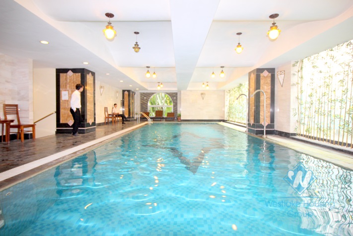 120 sqm with 03 bedrooms apartment for rent in Tay Ho, Hanoi